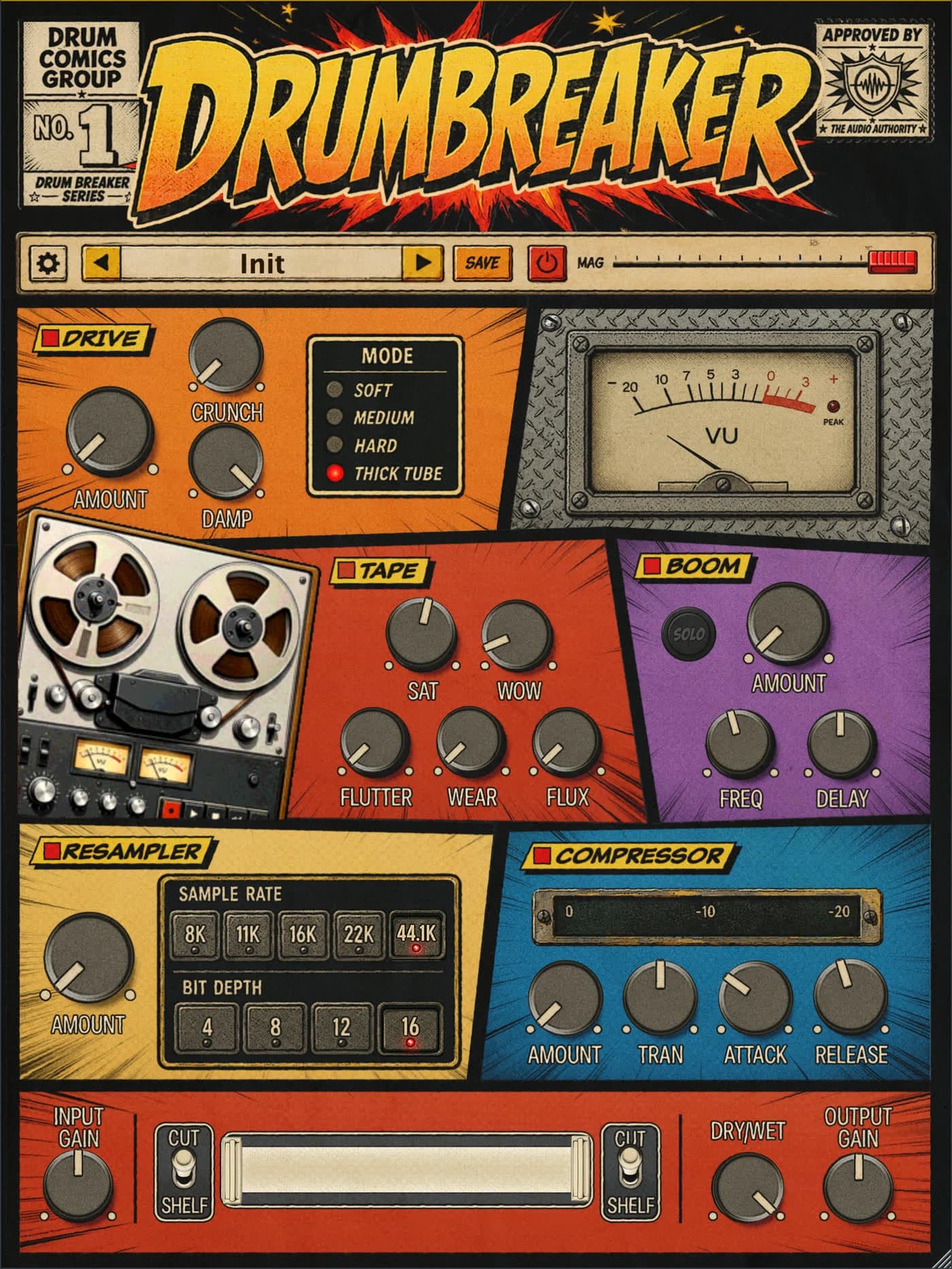Drum Breaker plugin included in the bundle